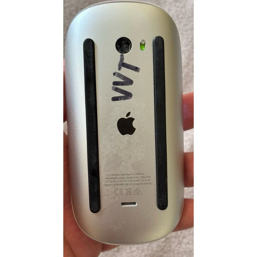 Apple Magic Mouse A1657 White Bluetooth Wireless Multitouch Mouse Used Tested